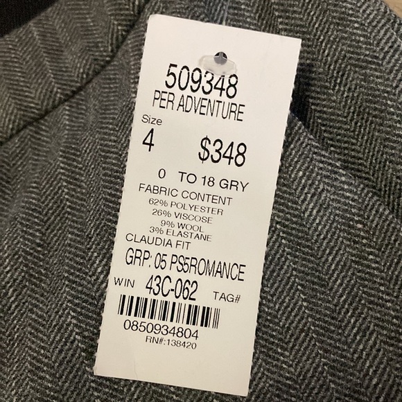 Carlisle Per Se Women’s Claudia Fit Tapered Leg Pants Sizd 4 NWT - Picture 3 of 5